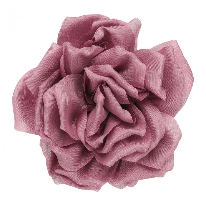 ローズフラワーブローチとピン、4.3インチのフラワーラペ ルピン、女性用ウェディングパーティーダンスドレススーツ衣類アクセサリー宝石ギフト(スタイル1 ダスティ...