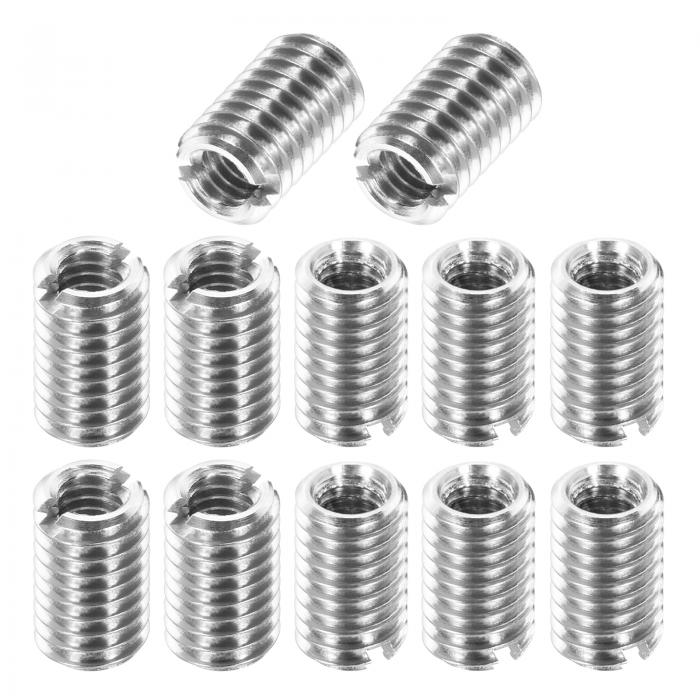 12個10mm 316ステンレス鋼縮小ナット M6x1メスからM3x0.5オス