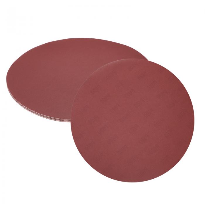 8個12インチPSAサンディングディスク、600グリットアルミニウムオキサイド自己粘着スティックバックサ..