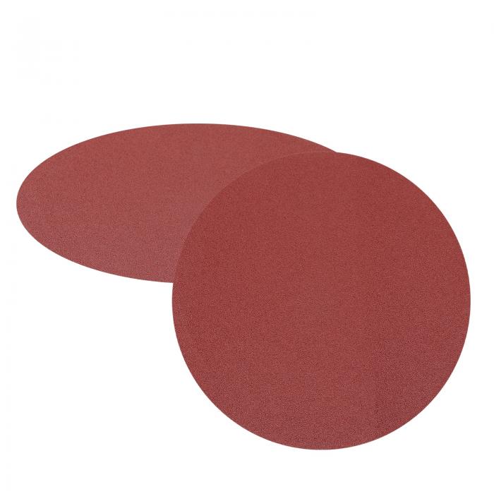 2個の10インチ研磨ディスク、80グリットのアルミニウムオキサイドフックアンドループスティックバック..