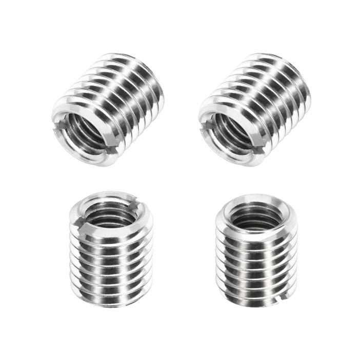 4個15mm 316ステンレス鋼縮小ナット M14x2メスからM10x1.5オス