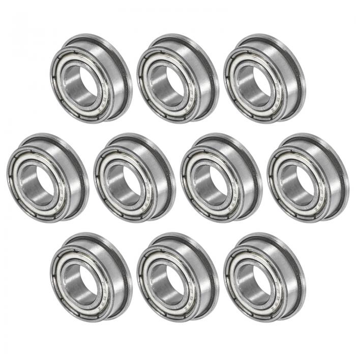 M METERXITY 10パックF688ZZフランジ付きボールベアリング 8mm x 16mm x 5mmダブルメタルシールドZ1ク..