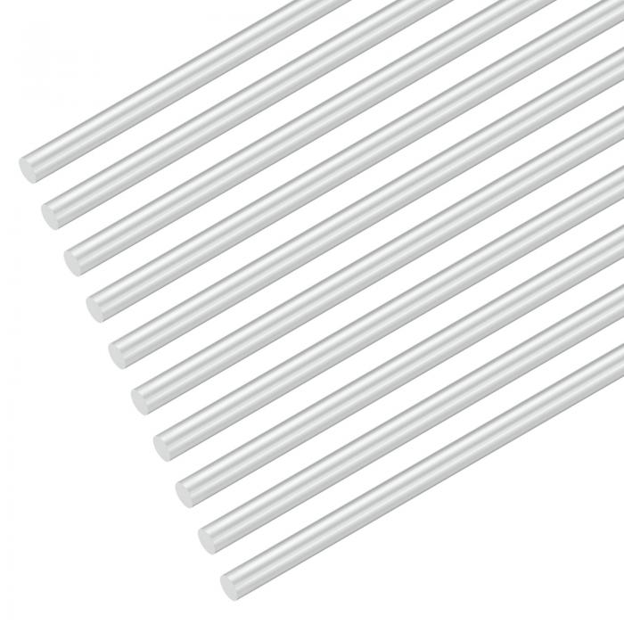 M METERXITY 16個入りの丸形アルミニウム棒、直径4mm（5/32インチ）、長さ100mm（4インチ）、6061アル..