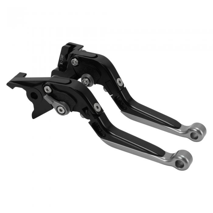 Partuto カワサキに対応バルカンS 650 15-23用のショートロングブレーキクラッチレバー、アジャスタブ..