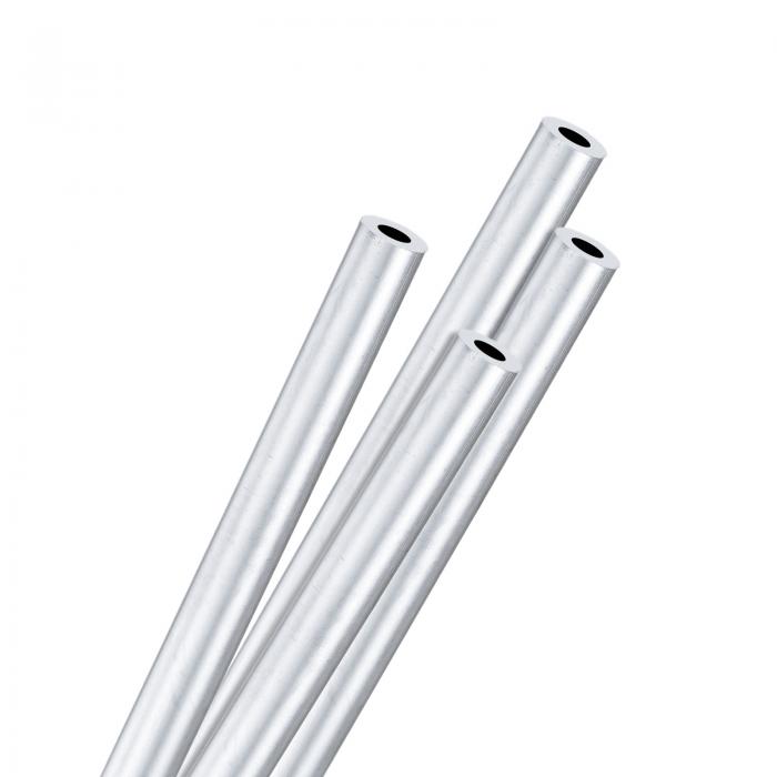 M METERXITY 4パック 250mm 6063アルミニウム丸管 3 mm内径6mm外径シームレスアルミニウムチューブ 建..