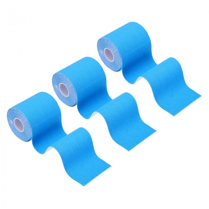 PATIKIL キネシオロジーテープ 7.5cm × 5m テーピング 3巻入 伸縮テープ 防水 粘着性綿 スポーツタイプ..