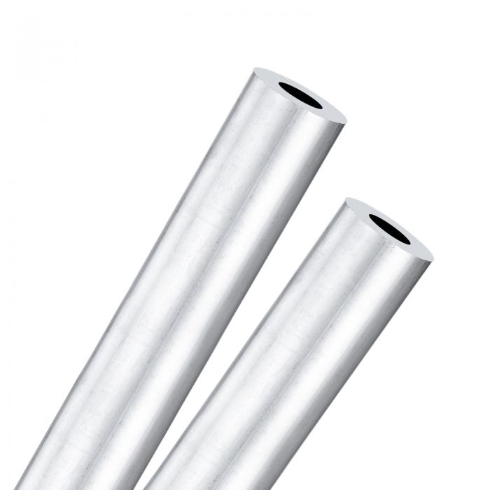 M METERXITY 2-Pack 300mm 6063アルミニウム丸管 9mm ID 19mm ODシームレスアルミニウムチューブ 建設/..