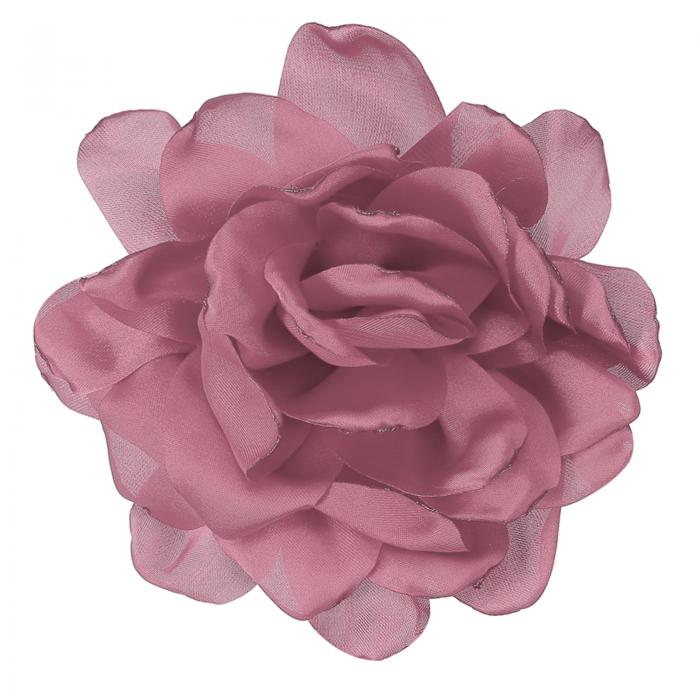 PATIKIL シルクサテンフラワーブローチピン4.7" 大きなピオニー花 ラ ペルピン 女性用ウェディングパーティー誕生日ダンス晩餐会ドレス衣類帽子バッグ装飾 ダスティーピンク