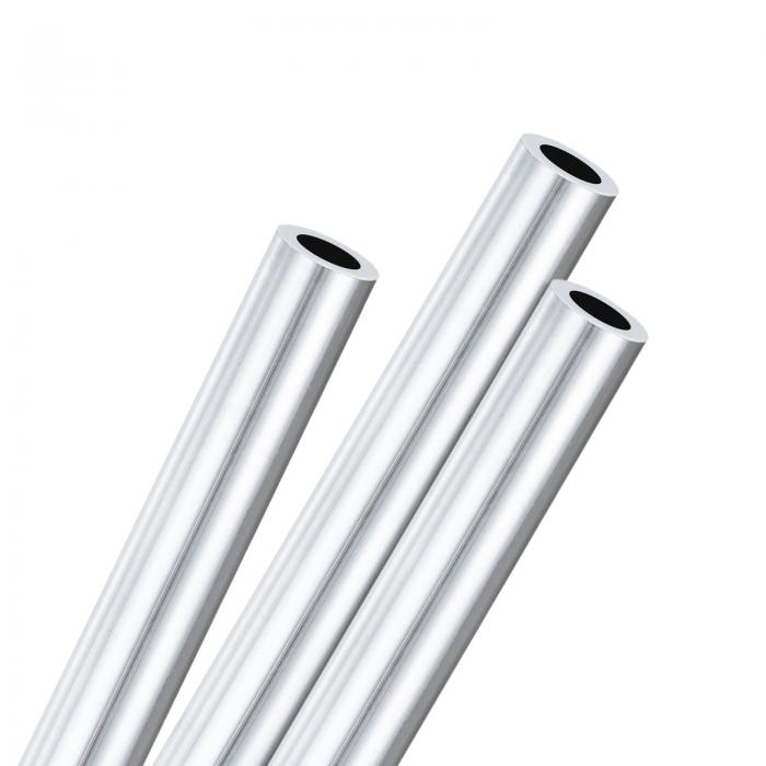 M METERXITY 3パック 300mm 6063アルミニウム丸管 8mm内径 13 mm外径シームレスアルミニウムチューブ ..