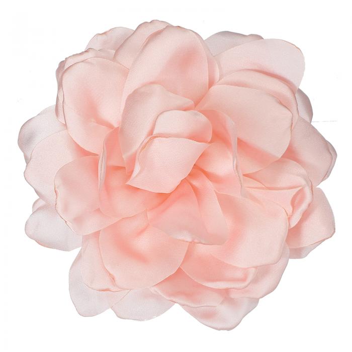 PATIKIL シルクサテンフラワーブローチピン4.7" 大輪 ピオニー花 ラ ペルピン 女性用ウェディングパーティー誕生日ダンス晩餐会ドレス衣類帽子バッグ装飾 ライトピンク