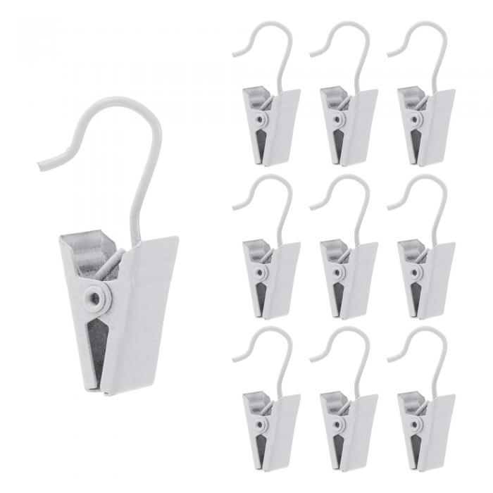 CAPASTEC カーテンフック クリップ付きカーテンフック アジャスターフック 強力クリップ 装飾クラフト..