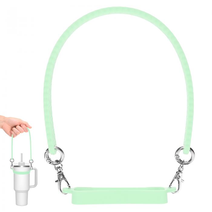 M METERXITY ウォーターボトルハンドル 12.2インチシリコンポータブルウォーターボトルスリングキャリ..