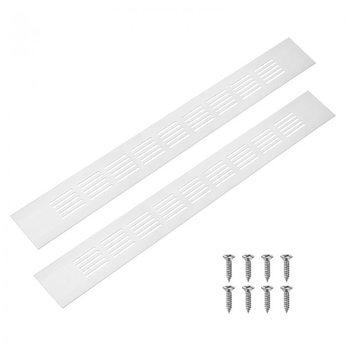 M METERXITY インテリアドア用 2個入りドアベント 16 x 2インチ/ 400 x 50mm アルミニウム合金 キャビ..