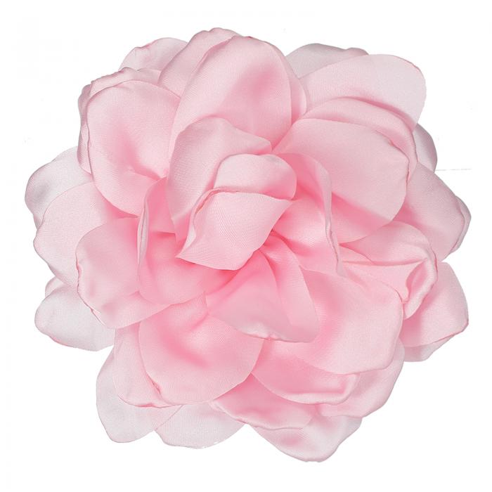 PATIKIL シルクサテンフラワーブローチピン4.7" 大輪 ピオニー花 ラ ペルピン 女性用ウェディングパーティー誕生日ダンス晩餐会ドレス衣類帽子バッグ装飾 ピンク