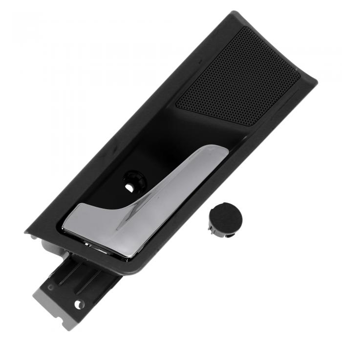 HEROFFIX Roverに対応350 2012-2015用フロントドライバーサイドインテリアドアハンドル内側ドアハンドルブラッククローム1個