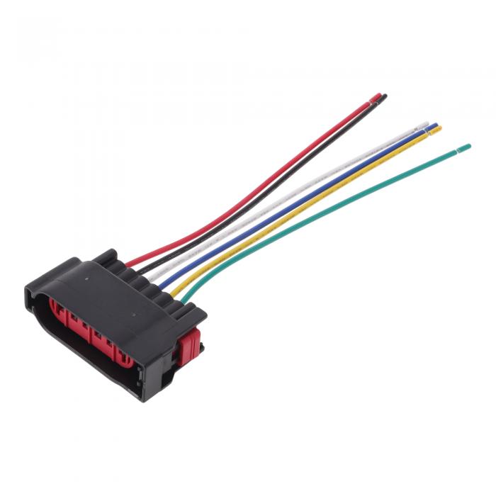 VekAuto Fordに対応フォーカス2003-2008用の4M5T14A464RBAアクセルペダル位置センサーコネクター、スロットルボディアクセルケーブル、ブラック、レッド1個