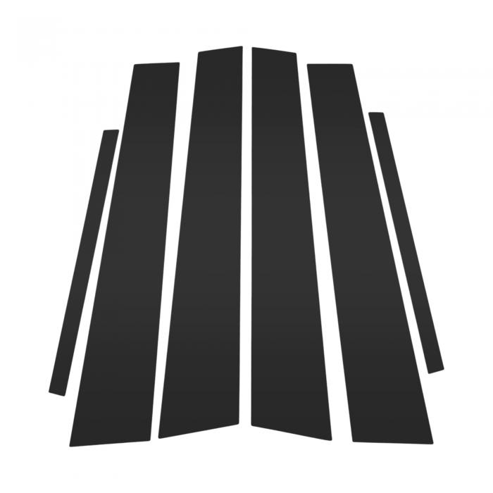 Partuto Toyotaに対応アバロン2005-2012用の6個セットのフロントリア左右車ドアピラーウィンドウトリム..