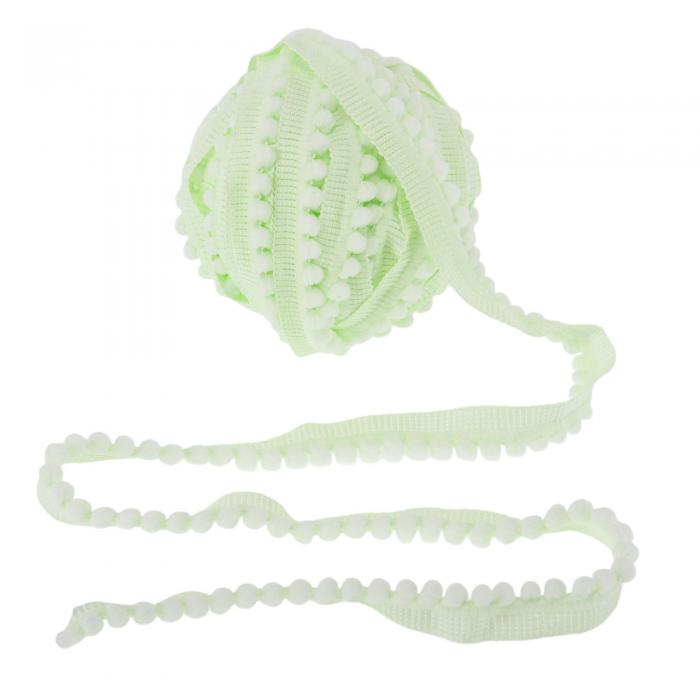 CAPASTEC ポンポンボール フリンジトリム クラフト用ミニタッセルリボントリム DIY裁縫アクセサリー ボ..