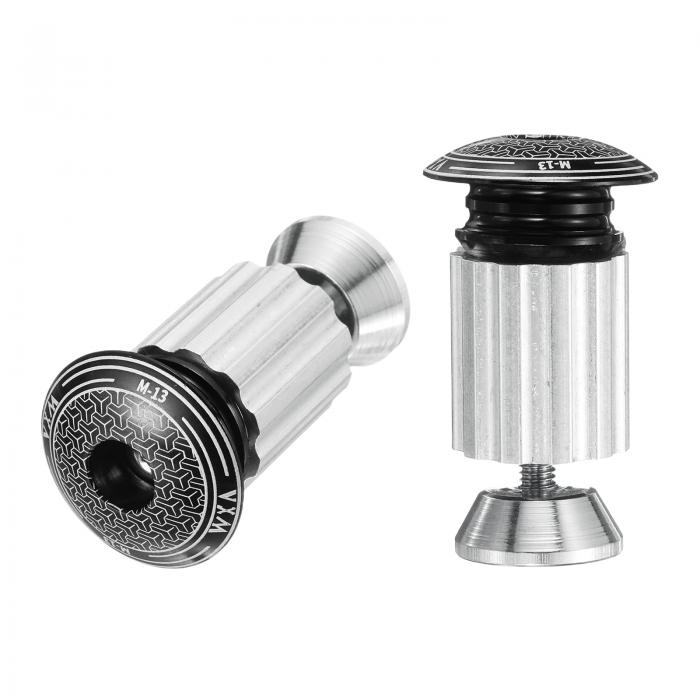 バーエンドプラグ アルミハンドルバーエンドキャップ バイクプラグ 0.6oz 拡張ロック MTB ロード BMX ..