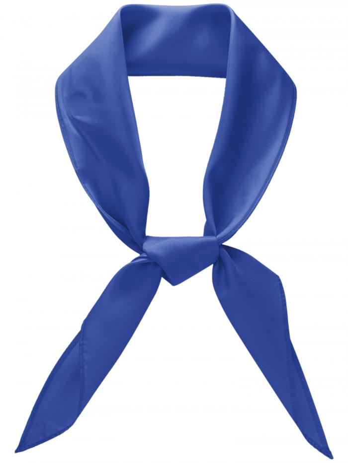 Elerevyo レディース三角スカーフ ハンドメイド セーラー蝶ネクタイ 制服コスプレ用 ロイヤルブルー One Size