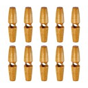 10個 木製トグルボタン50mm / 2