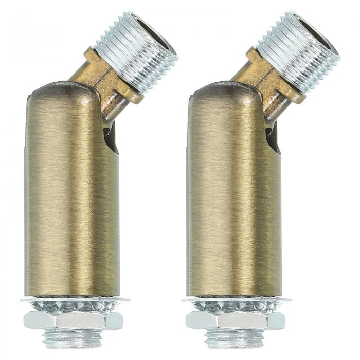 2個 傾斜天 井アダプター 180度回転可能なM10ファ インスレッド照明器具アダプター 天 井ペンダントラ..