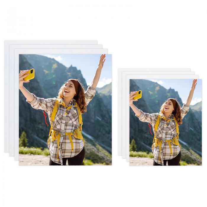 8 個 サブリメーションメタルフォトブ ランク 4インチx6インチ,6インチx8インチ, 0.4mm(0.016インチ) アルミニウムフォトサインブ ランク ポスターフレーム DIY印刷、壁デコレーション、寝室居間