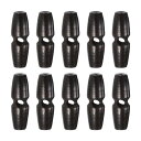 10個 木製トグルボタン30mm / 1.2