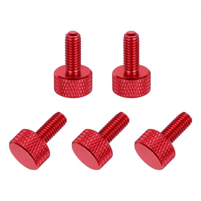 5個M5x14mmフラットヘッドニュート゛ルつまみねし゛ 固体アルミニウム合金完全にねし゛れたサムスクリューホ゛ルトファスナー PCコンヒ゜ューターケースク゛ラフィックスカート゛用 レット゛