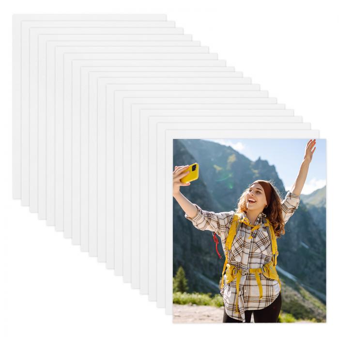 20 個 サブリメーションメタルフォトブ ランクス 6インチx8インチ, 0.45mm(0.018インチ) アルミニウムフォトサインブ ランクス ポスターフレーム DIY印刷、壁デコレーション、寝室居間