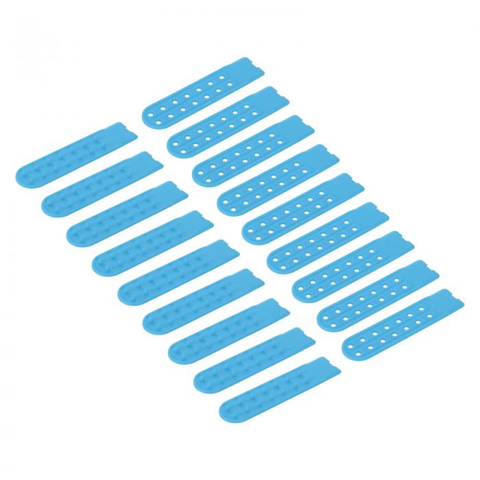 10 ペアのスナップバック ストラップカバー、ダブルロー14穴プラスチック調整可能な帽子スナップバック..