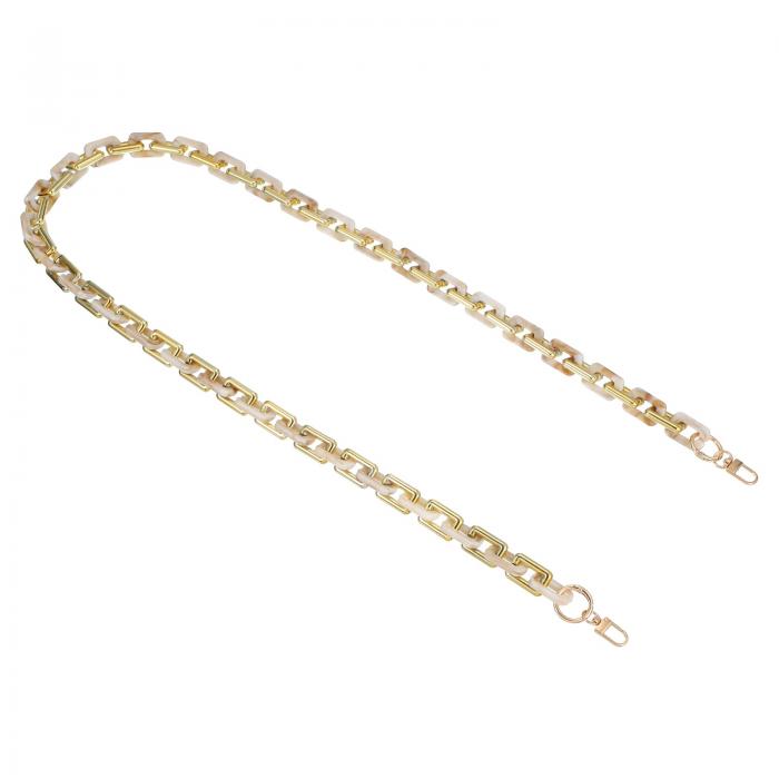 ハンドバッグチェーンストラップ 47.2"アクリルハンドバッグチェーンストラップ クラッチストラップエ..