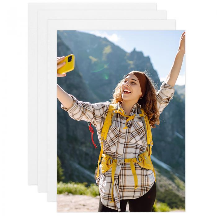 4 個 サブリメーションメタルフォトブ ランクス 8インチx12インチ, 0.45mm(0.018インチ) アルミニウムフォトサインブ ランクス ポスターフレーム DIY印刷、ウォール デコ、ベッドルーム居間用