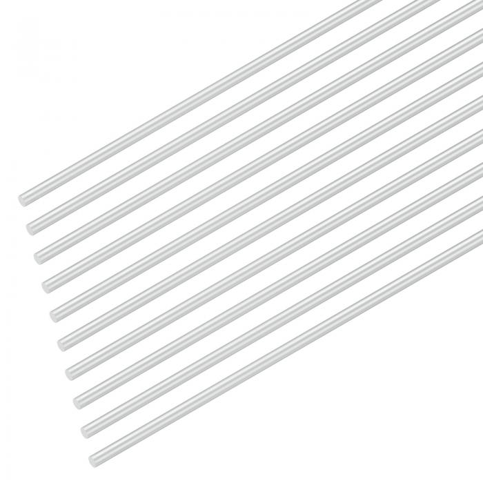 M METERXITY 20個入りの丸形アルミニウム棒、直径3 mm（1/8インチ）、長さ250mm（10インチ）、6061アル..