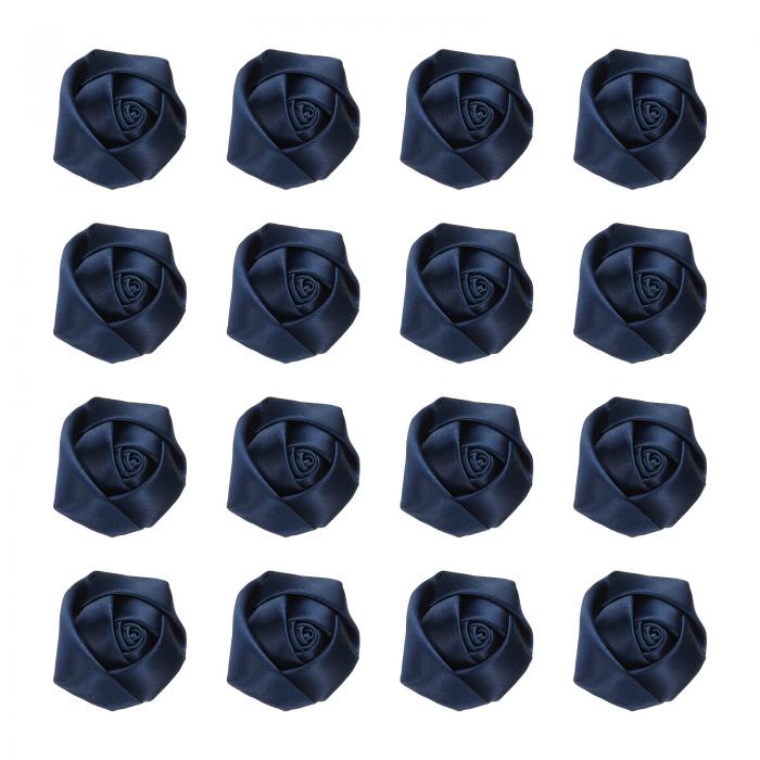 16個のリボンバラ、2インチのメンズラペ ルピン、サテンリボンフラワーローズ、DIYクラフト用アクセサ..