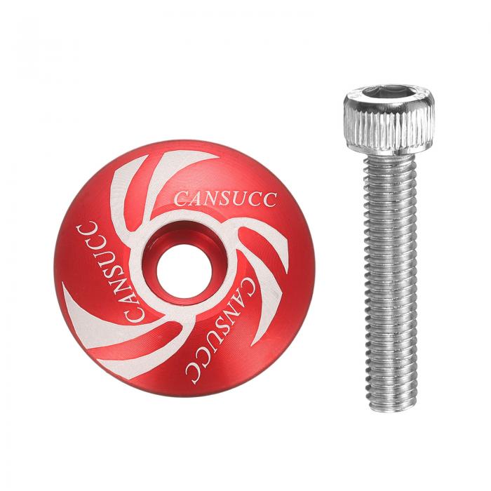 1 1/4" OD自転車ヘッドセットステムトップキャップアルミニウム合金サイクリングヘッドセットカバース..