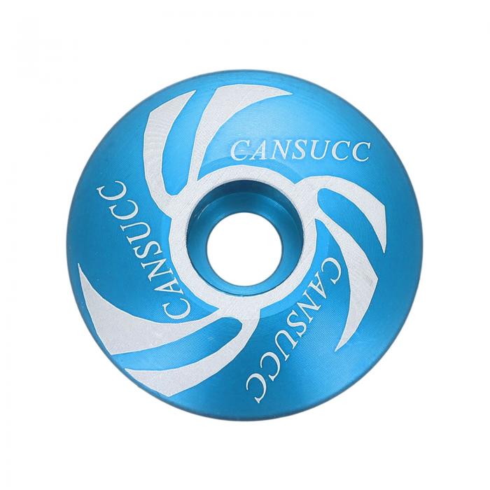 1 1/4" OD自転車ヘッドセットステムトップキャップ アルミニウム合金製 マウンテンバイク ロードバイク..