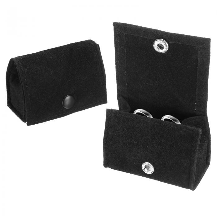 ベルベットリングボックス トラベル宝石ボックスリングホルダーポータブル小さなリングオーガナイザー ..