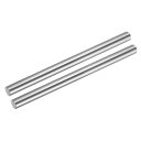 2個 リニアモーションロッドシャフトガイド16mm x 250mm(0.63" x 9.84")ケース硬化鋼クロムメッキ メトリックリニアレールロッド 3Dプリンター CNCマシン用