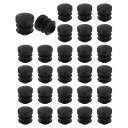 パイプキャップ プラスチックパイプ エンドキャップ プラスチック 家具金属製テーブル脚用 内径14mm~8.5mm 外径12mm 高さ15mm 38個入り