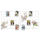 2Pcs ワイヤーウォールグリッドパネル 12