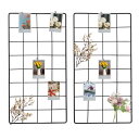 2Pcs ワイヤーウォールグリッドパネル 16