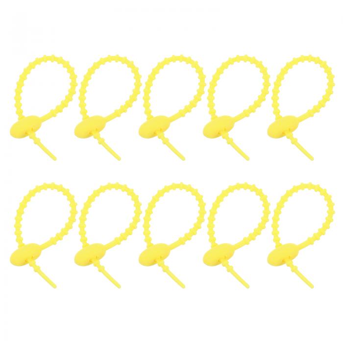 20個5"シリコンケーブルタイ 再利用可能なジップタイス トタイ ケーブルコードラップ管理オーガナイザ..