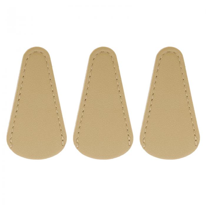 3個 はさみケース 2.9" x 1.5" はさみカバープロテクター PUレザー製ポータブル収納バッグ 眉毛整え美..