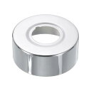 シャワーアームフランジ 2.36" OD 0.98" 厚さ ステンレス製配管カバープレートエスカッションプレート 0.98" 直径パイプシャワーヘッドアーム用 シルバー