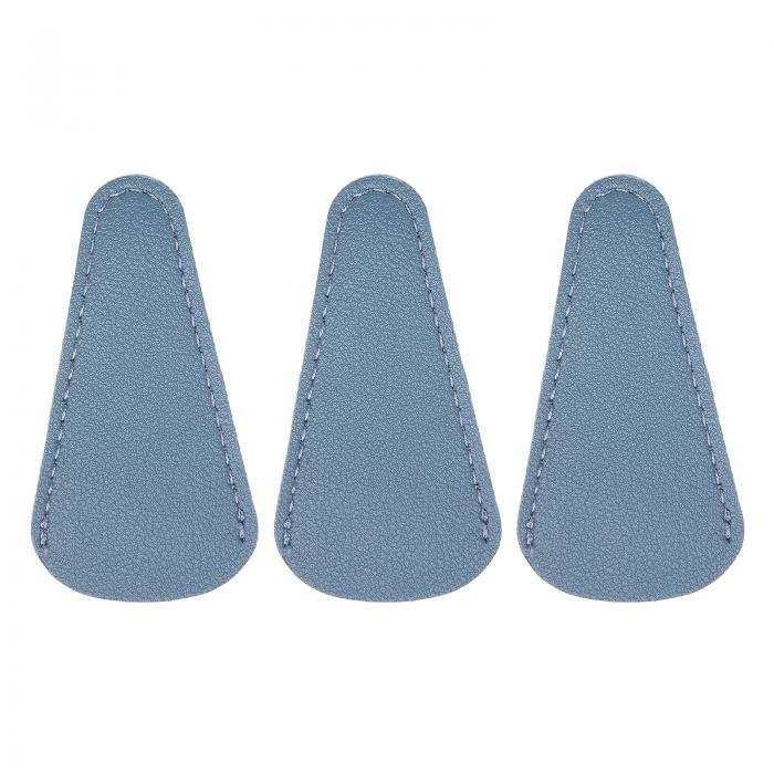 3個 はさみケース 2.9" x 1.5" はさみカバープロテクター PUレザー製ポータブル収納バッグ 眉毛整え美..