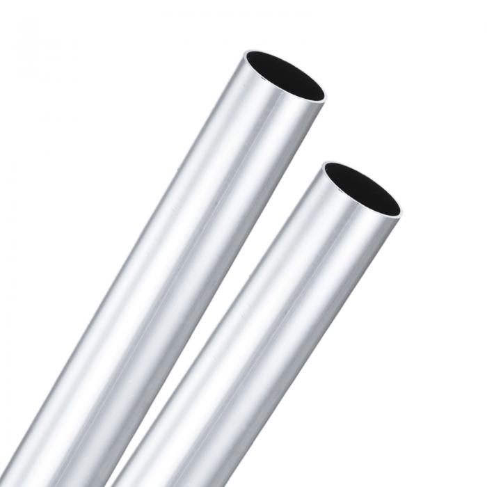 M METERXITY 2パック 300mm 6063アルミニウム丸管、27mm内径29mm外径シームレスアルミニウムチューブ、..