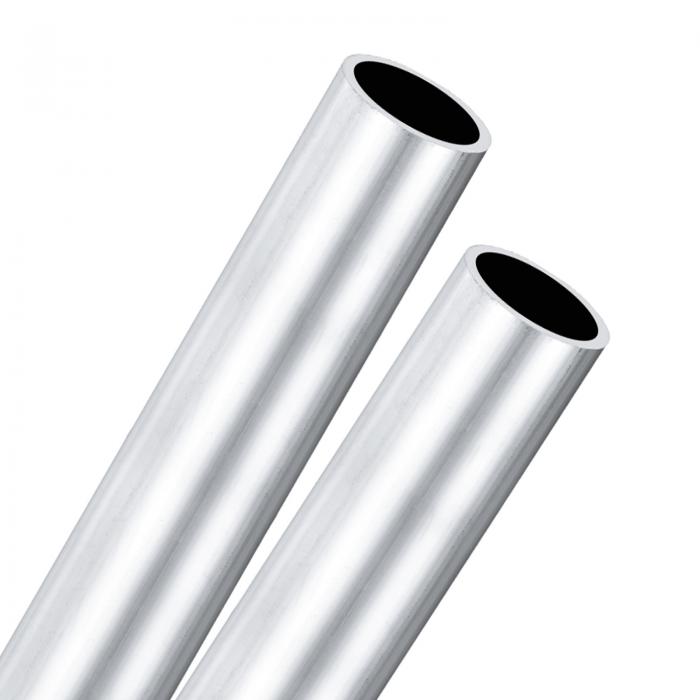 M METERXITY 2パック 300mm 6063アルミニウム丸管、29mm内径35mm外径シームレスアルミニウムチューブ、..