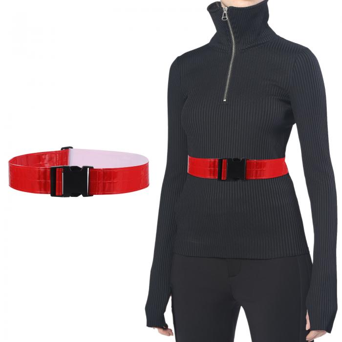 PATIKIL リフレクティブベルト ハイビジビリティランニングベルト ハイビジビリティグローベルト 男性..