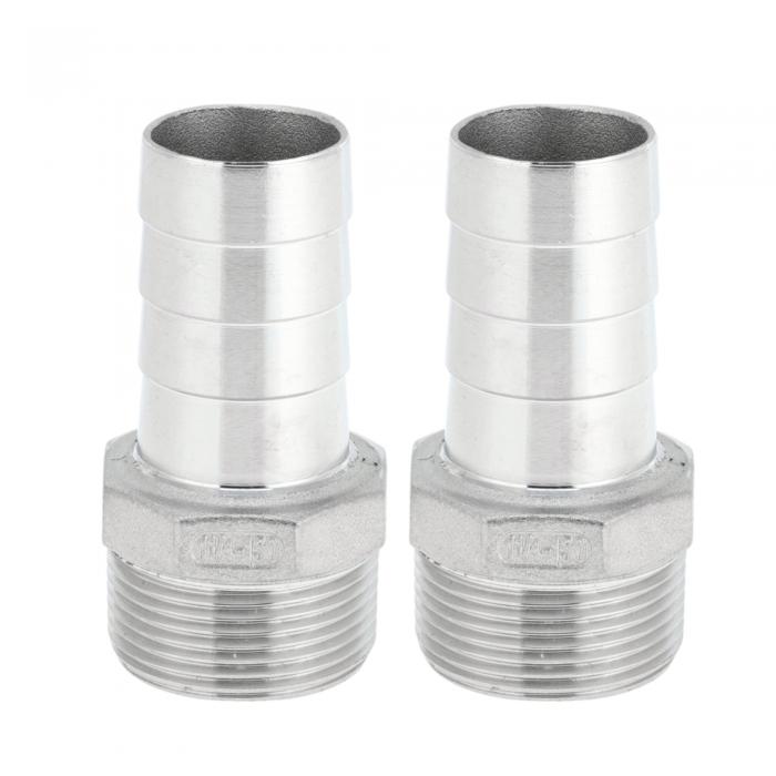 Hihaha 304ステンレススチールホースバーブフィッティング1.3